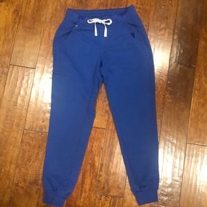 Figs Winning Blue Zamora Jogger Scrub Pants - Size Small